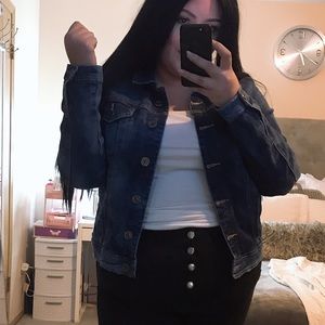 Maurice’s plus size denim jacket